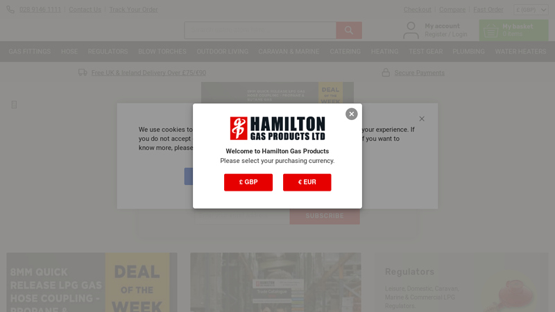 Hamilton Gas Products | Best Gas Products at Great Prices