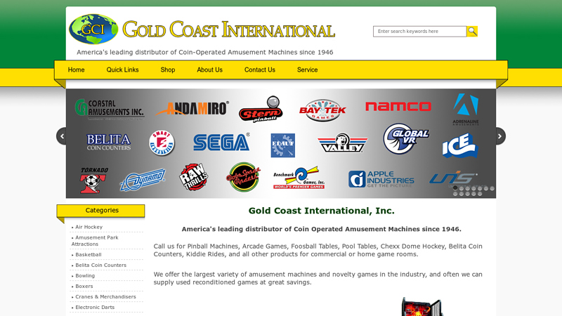 Gold Coast International, Inc., America