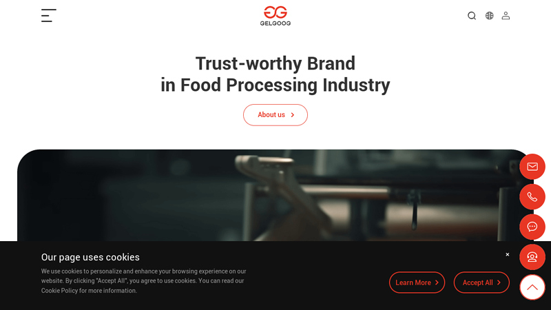 GELGOOG -Trust-worthy Brand in Food Processing Industry