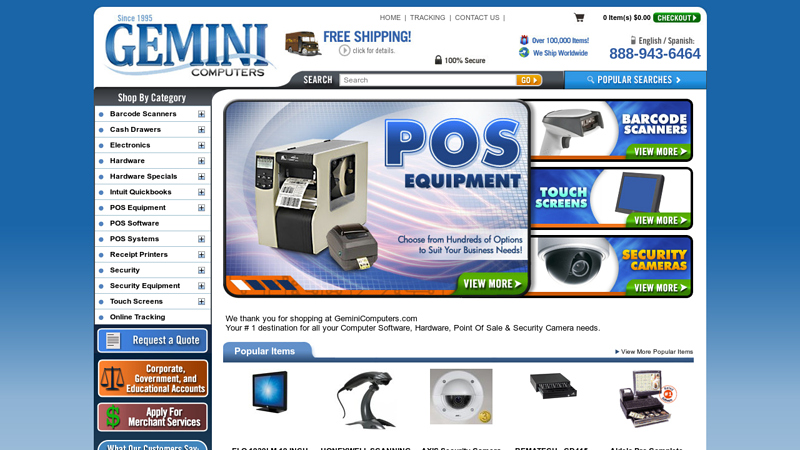 POS Systems, Equipment and Security | Gemini Computers