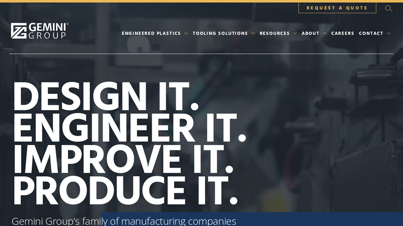 Engineered Plastic Products & Metal Tooling Solutions | Gemini Group