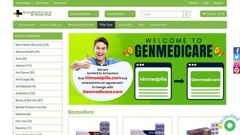 GenMedicare Best online Drugstore | Cheapest Mail order ...