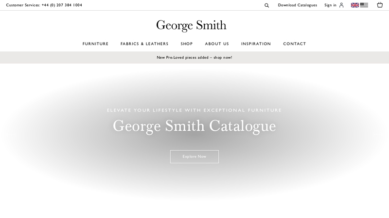 British makers of luxury, handcrafted, upholstered furniture | George Smith