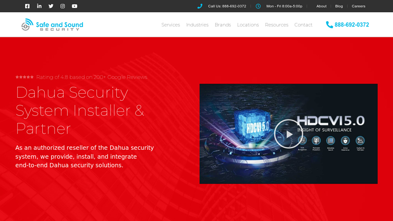 Image of Dahua Security System Authorized Installer