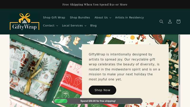 GiftyWrap Shop