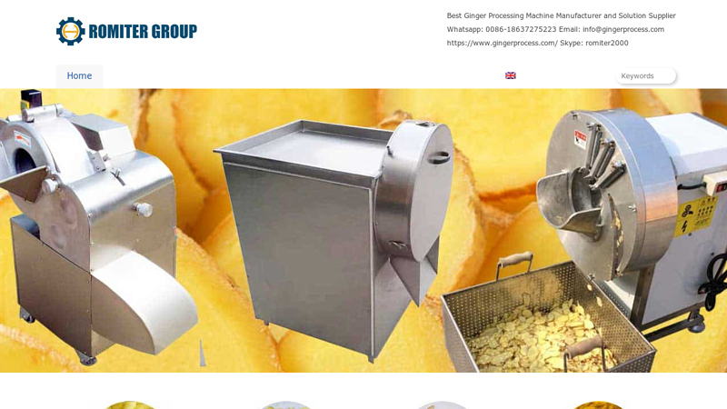 Ginger Washing Peeling Machine, Ginger Juicer Machine, Ginger Cutting Machine, Ginger Powder Machine