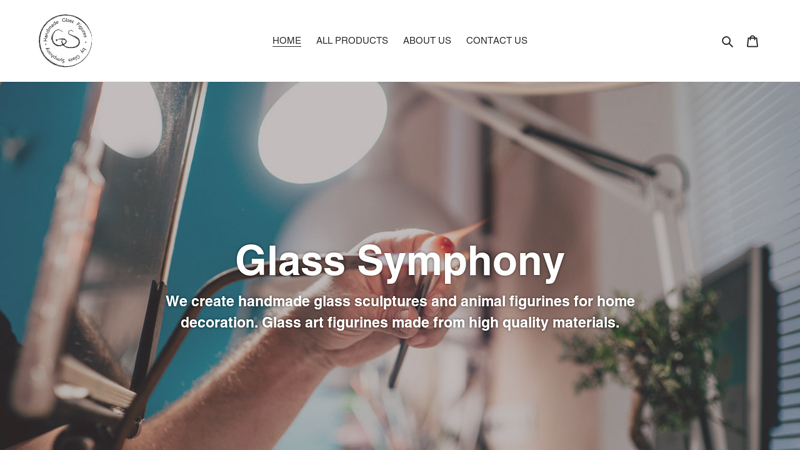 Miniature glass C Glass Symphony