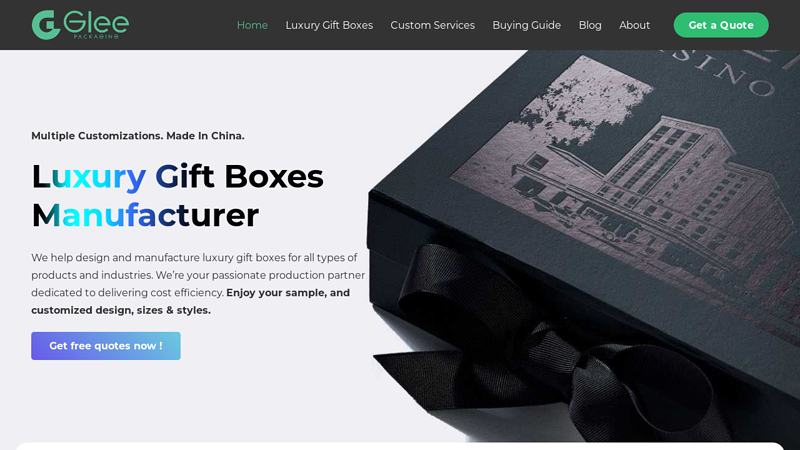 #1 China Luxury Gift Box Manufacturer - GleePackaging