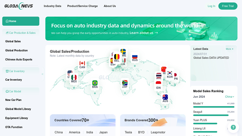 Global NEVS, an expert in data service of automotive industry