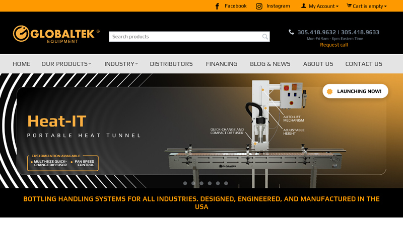 Conveyor and Packaging Equipment Manufacturer | GLOBALTEK? Equipment