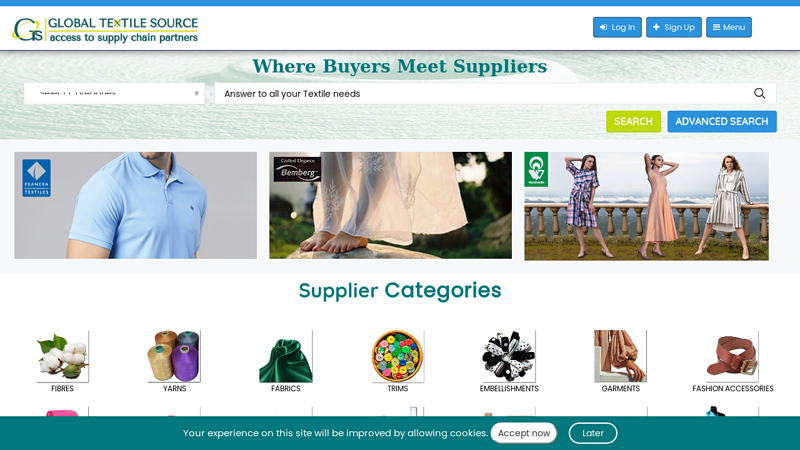 Online B2B and Textile Sourcing Platform for Global Trade - Globaltextilesource - Global Textile Source