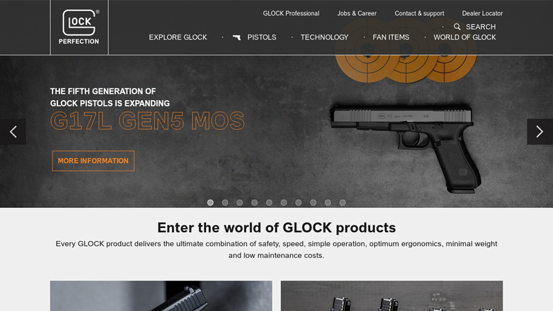 GLOCK Inc. | GLOCK Pistols | Buy Guns Online