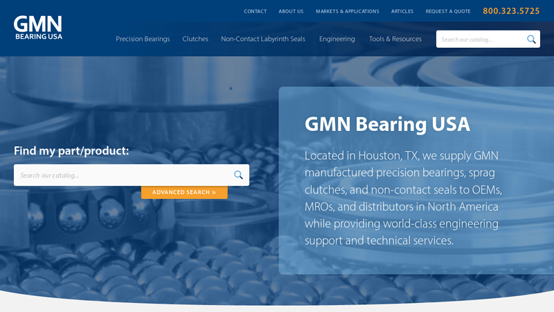 Bearing, Clutch, and Labyrinth Seal Supplier | GMN Bearing USA