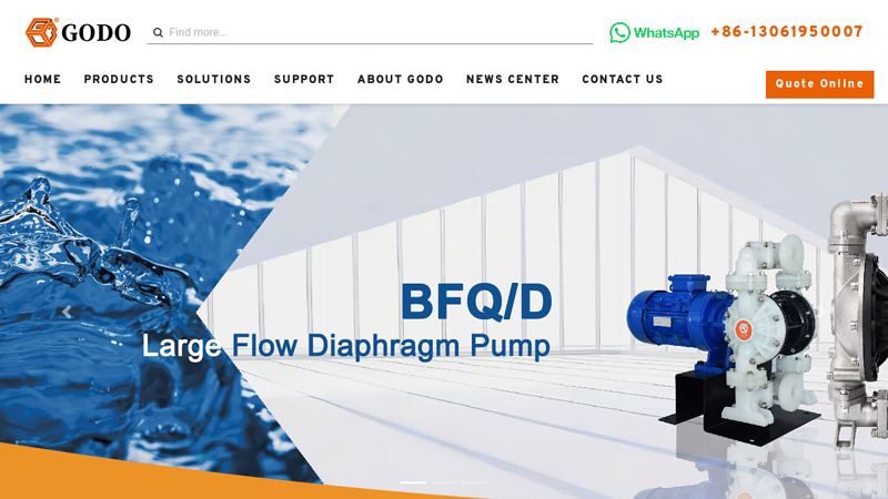 GODO PUMPS: specializing in the production of diaphragm pumps_GODO PUMPS