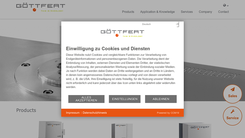 G?TTFERT Werkstoff-Prfmaschinen GmbH: G?TTFERT C This is Rheology