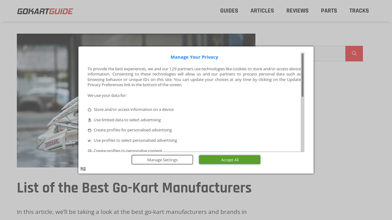 Image of List of the Best Go-Kart Manufacturers