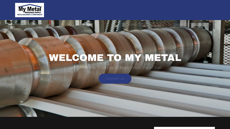 My Metal - Metal Roofing, Steel, Metal Buildings