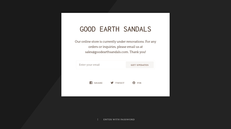 Good Earth Sandals