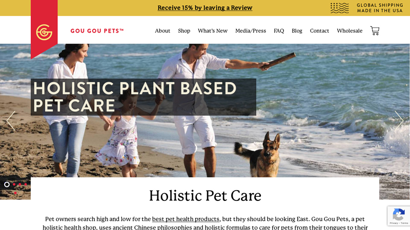 Holistic Pet Products for Dogs, Cats & Horses | Gou Gou Pets