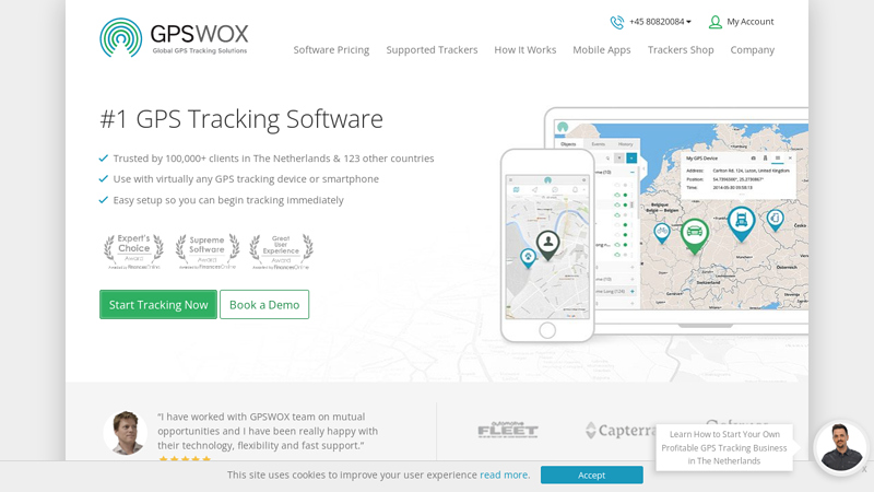 GPS tracking software and white label GPS server from GPSWOX