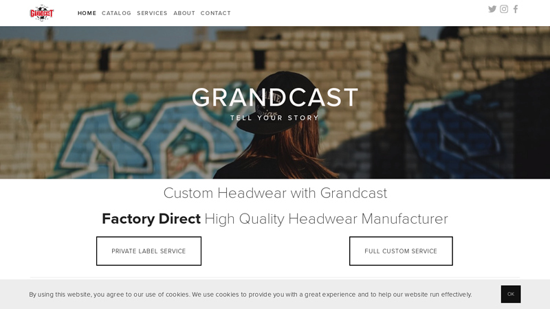 Grandcast | Custom Hats, Caps, Snapbacks | Custom Knitted Hats, Straw Hats, Winter Hats