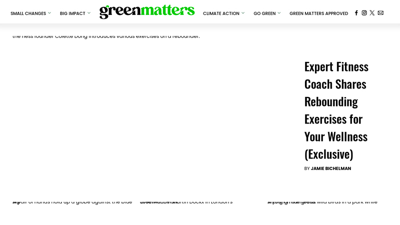 Green Matters: Sustainability, Innovation, Environmental Justice, and More