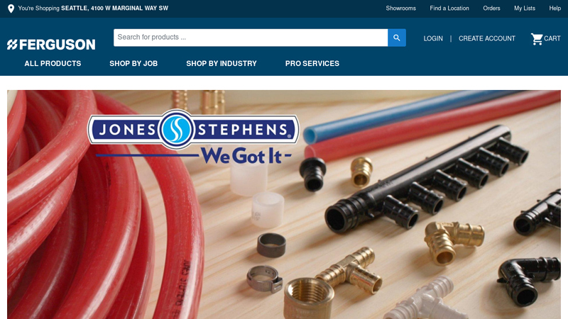 Plumbing Supplies, HVAC Parts, Pipe, Valves & Fittings C Ferguson