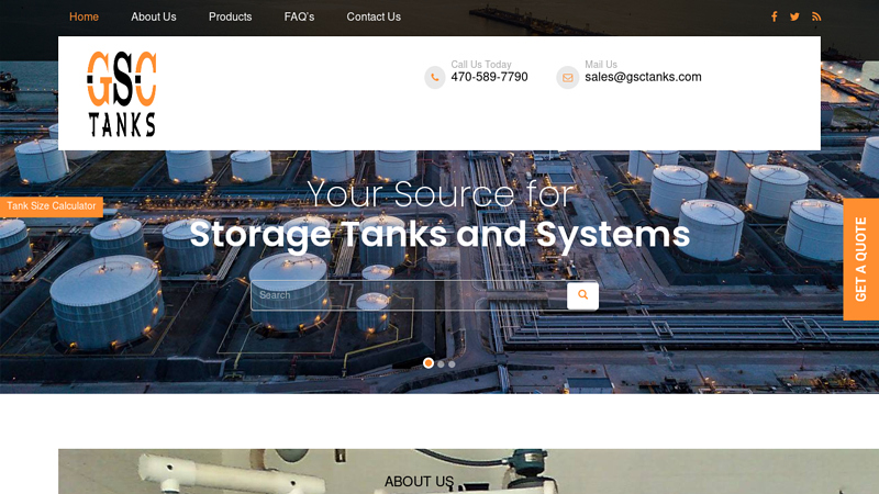 Leading Industrial Storage Tank Suppliers | GSC Tank