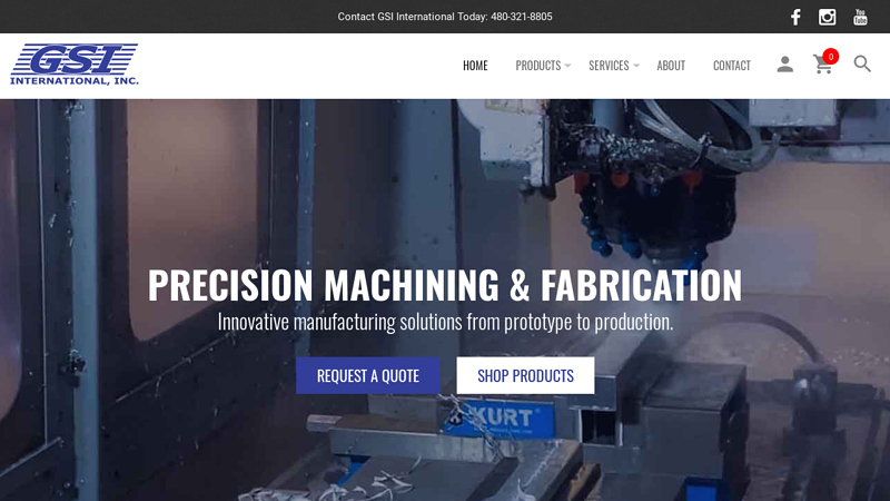 GSI International, Precision CNC Parts & Assemblies