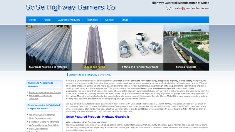 Highway Guardrail Beams, Cables, Fencing Barriers