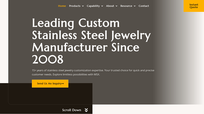 Image of Custom Stainless Steel Jewelry China Manufacturer