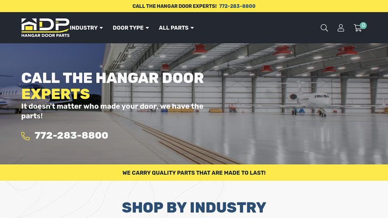 Hangar Door Parts - Bifold, Hydraulic, and Rolling C Hangardoorparts.com