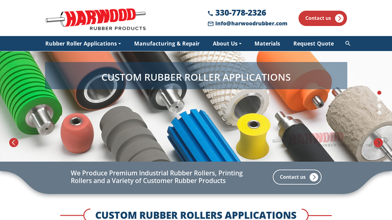 Custom Rubber Roller Products & Industrial Rubber Rolls