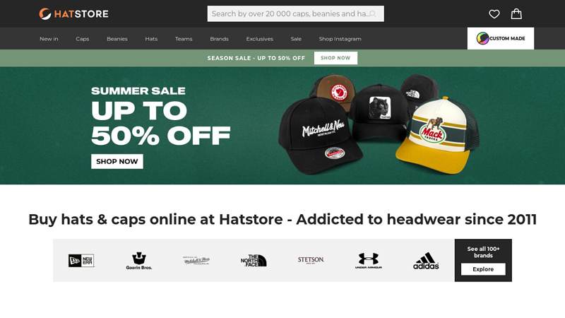 Caps, hats, and beanies - over 20,000 in stock | Hatstore.co.nz