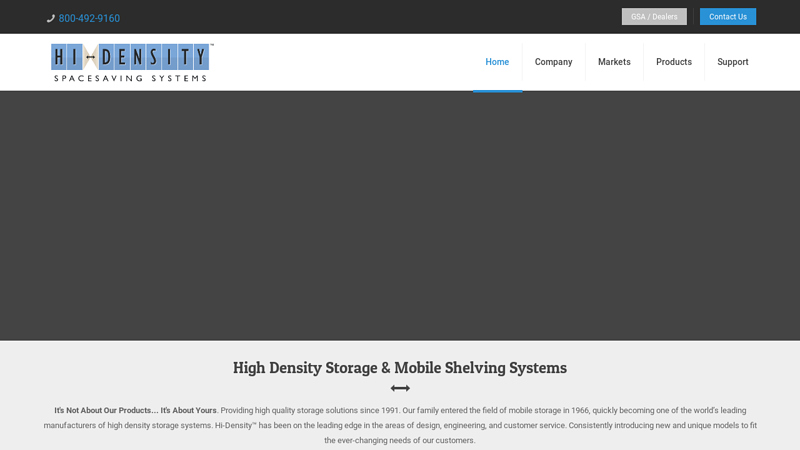 High Density Storage Systems & Mobile Shelving Solutions