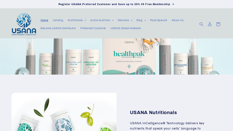 USANA Nutrition, Vitamins, Healthy Food and Celavive C USANA Shop