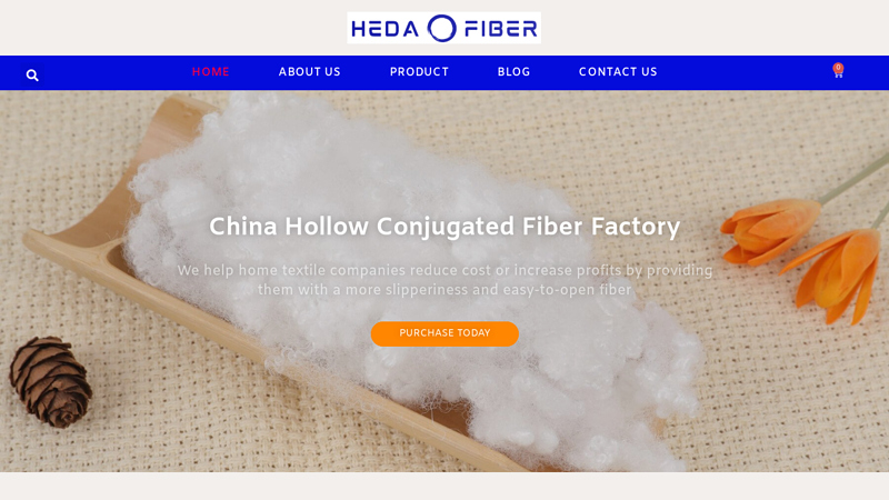 Polyester Staple Fiber ,Hollw Conjugated Fiber-Heda Chemical Fiber