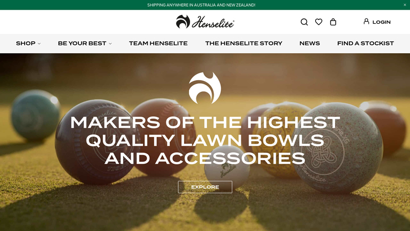 Buy Lawn Bowls Australia and Worldwide | Henselite