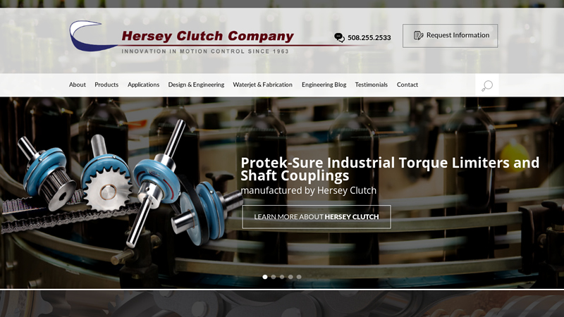 Protek-Sure Torque Limiters & Couplings C Orleans, Massachusetts C Hersey Clutch Co.