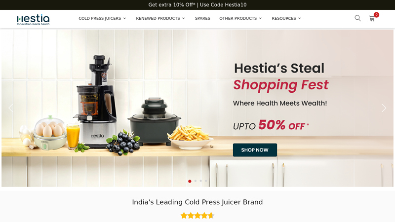 Kitchen Appliances: Buy Online at Best Price in India - Hestia