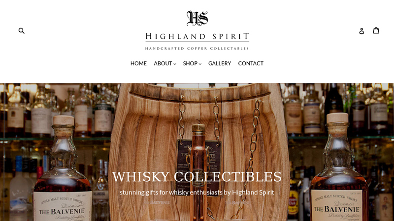 Handcrafted Copper Whisky Collectibles and Gifts - Highland Spirit C highlandspirit