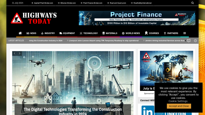 News and Resources for the International Construction Industry - Highways Today