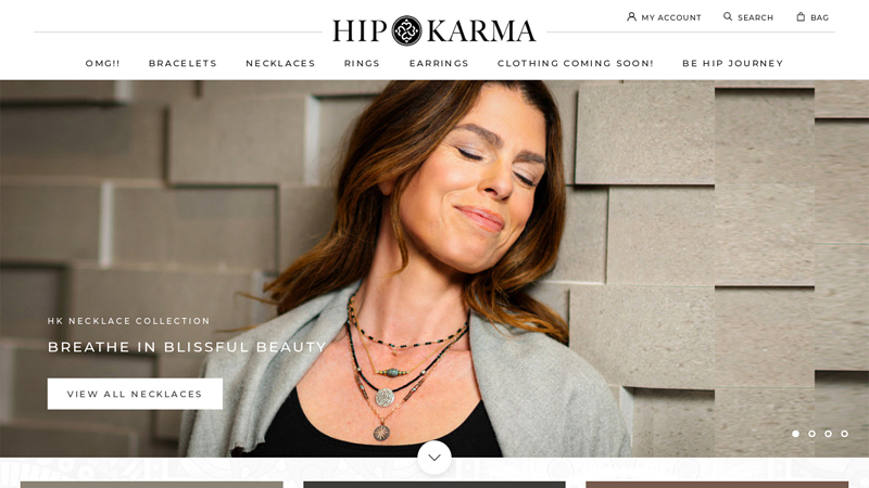 HipKarma clothing & jewelry - bracelets, necklaces, activewear C HipKarma.com