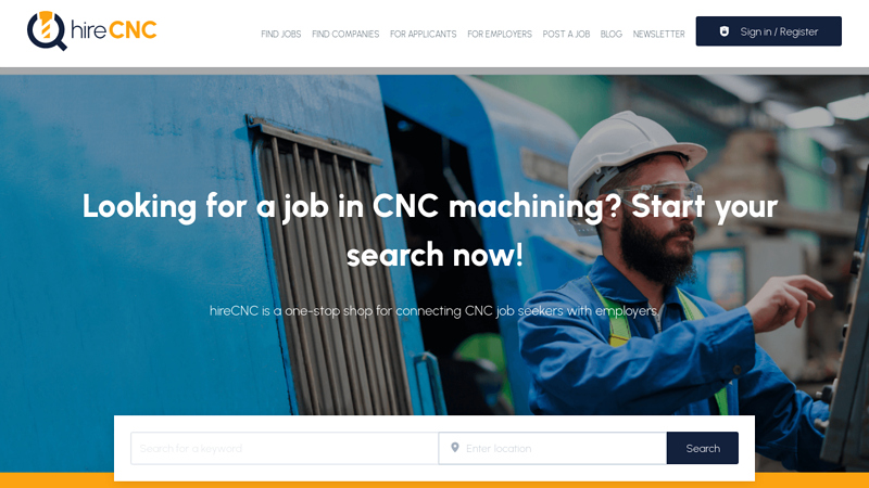 Looking for a job in CNC machining? Start your search now with hireCNC!