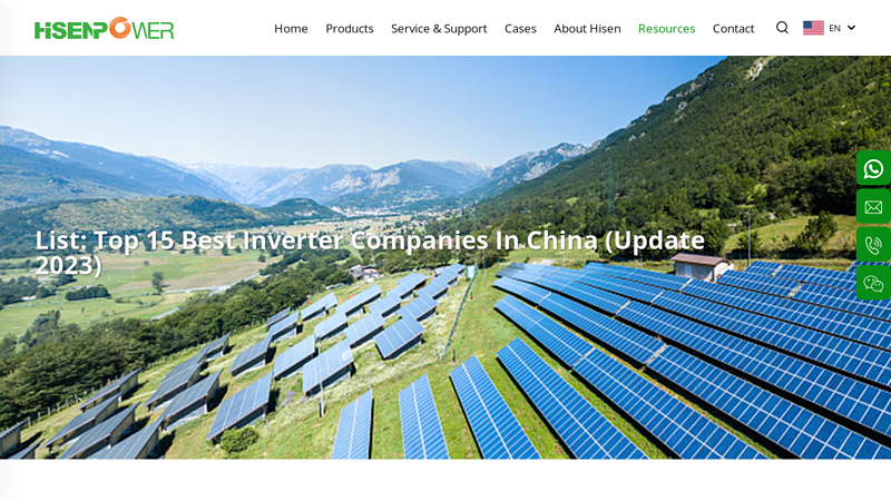 Image of List: Top 15 Best Inverter Companies In China (Update 2023)