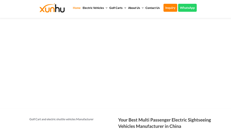 Electric Vehicles Manufacturer and Supplier in China - XUNHU