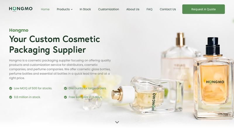 Custom Cosmetic Packaging Supplier | Hongmo