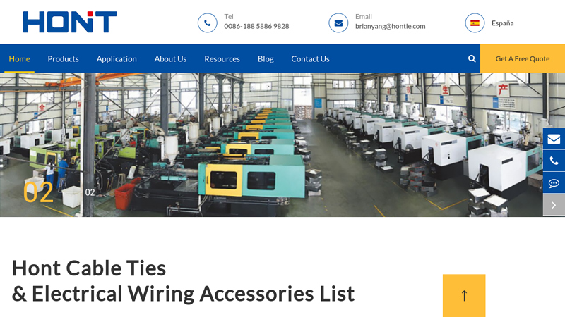 Hont Cable Ties & Wire Accessories Wholesale Manufacturer/Supplier China