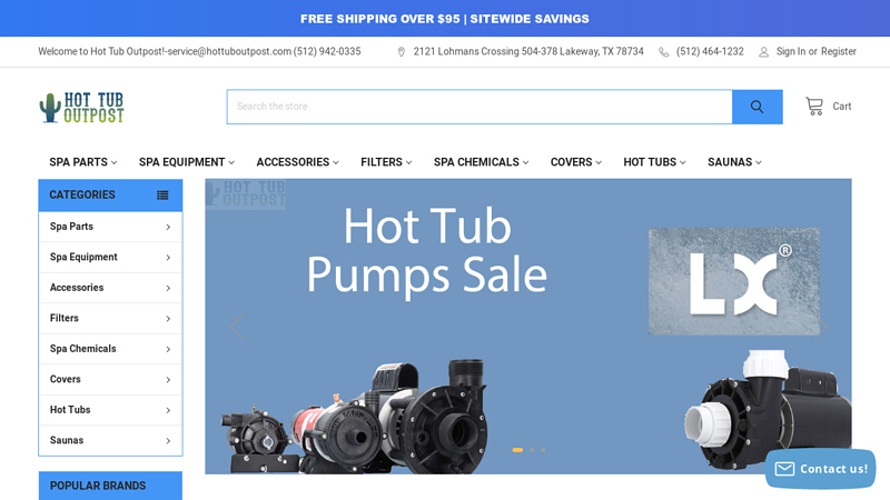 Hot Tub Parts Spa Accessories Heaters Pumps Chemicals Filters Hot Tub Outpost; Your SEO optimized title