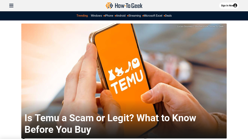 Image of Is Temu a Scam or Legit? What to Know Before You Buy